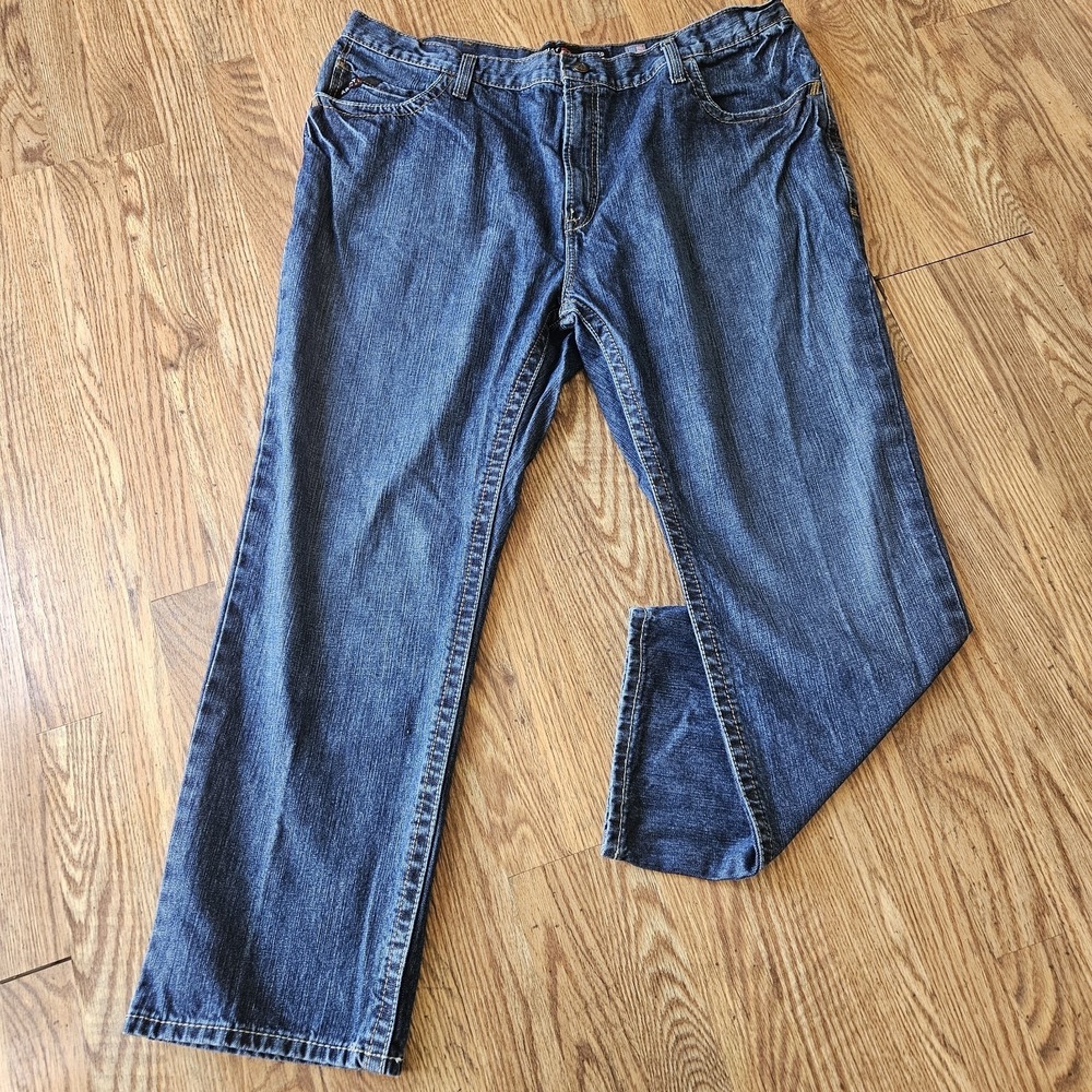 Ariat FR M4 Relaxed Bootcut Jeans Men 44x30 Blue Flame Resistant Workwear Straig